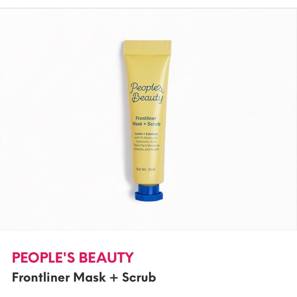 People’s Beauty Frontliner Wash and Scrub